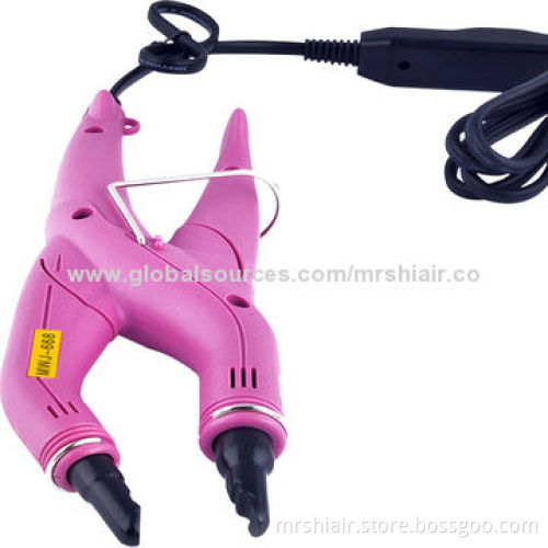 Loof 668 Style Fusion Extension Connector Iron for U Nail Flat Tip Hair, Control Temperature
